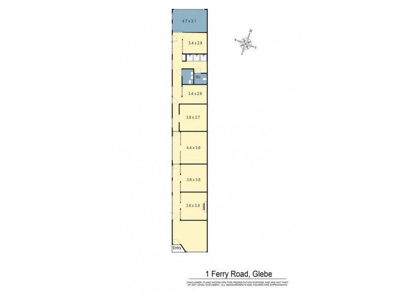 1 Ferry Road, Glebe NSW 2037 Floorplan