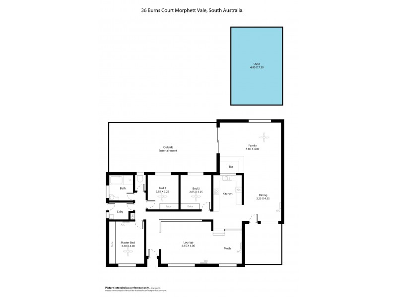 36 Burns Court, Morphett Vale SA 5162 Floorplan