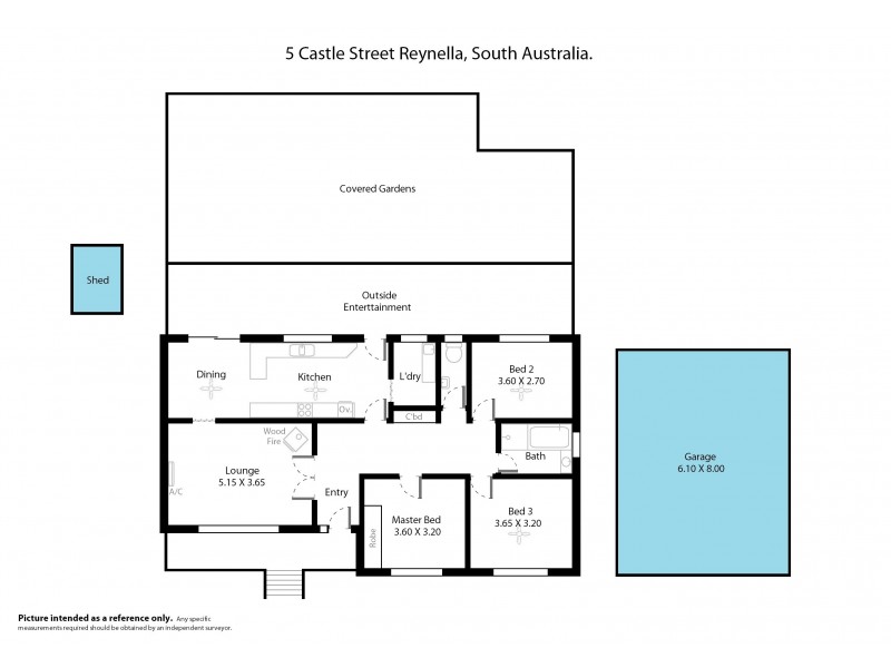 5 Castle Street, Reynella SA 5161 Floorplan