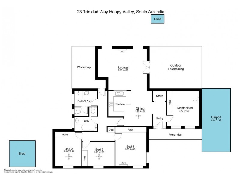 23 Trinidad Way, Happy Valley SA 5159 Floorplan