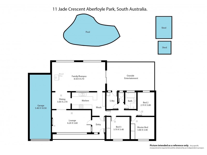 11 Jade Crescent, Aberfoyle Park SA 5159 Floorplan