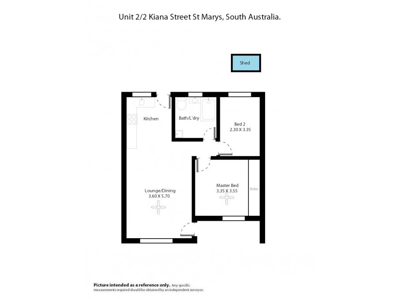 2/2 Kiana Street, St Marys SA 5042 Floorplan
