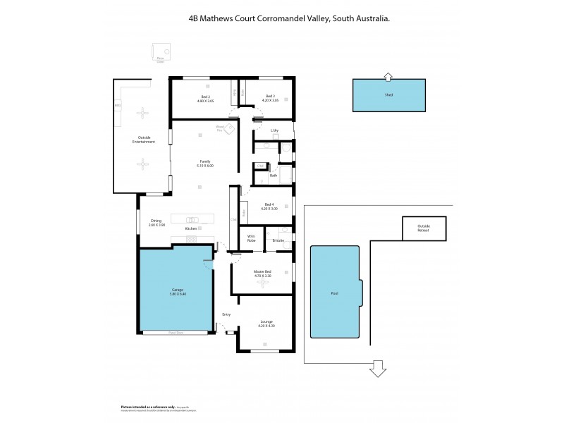 4b Matthews Court, Coromandel Valley SA 5051 Floorplan