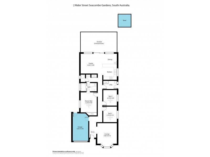 2 Rider Street, Seacombe Gardens SA 5047 Floorplan