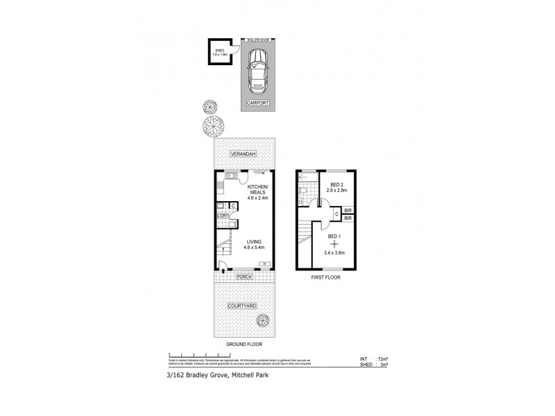 3/162 Bradley Grove, Mitchell Park SA 5043 Floorplan