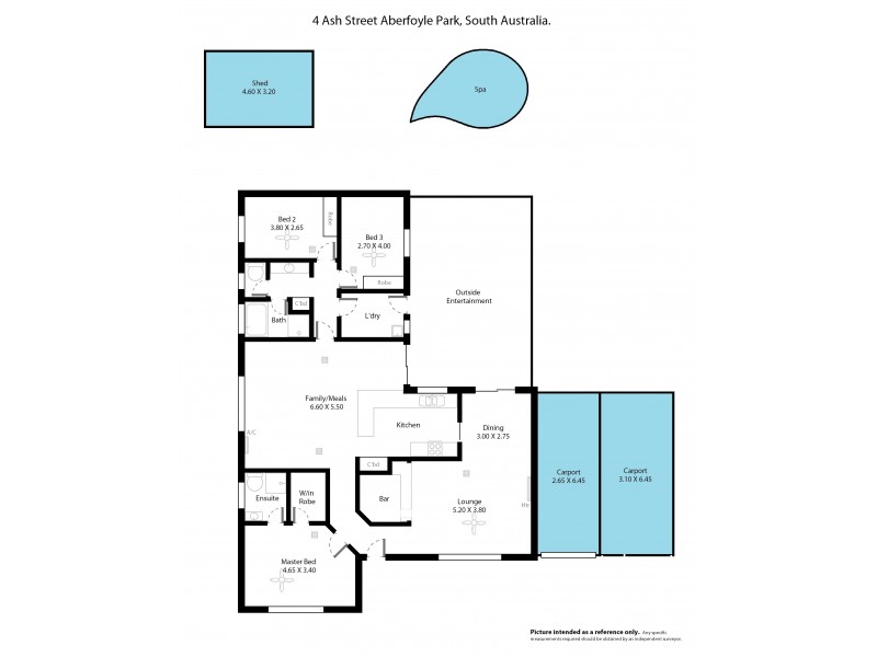 4 Ash Street, Aberfoyle Park SA 5159 Floorplan