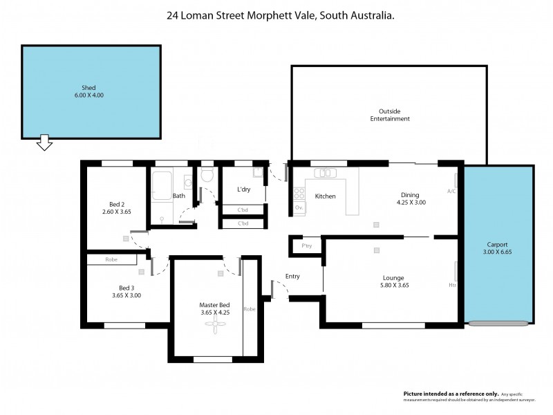 24 Loman Street, Morphett Vale SA 5162 Floorplan