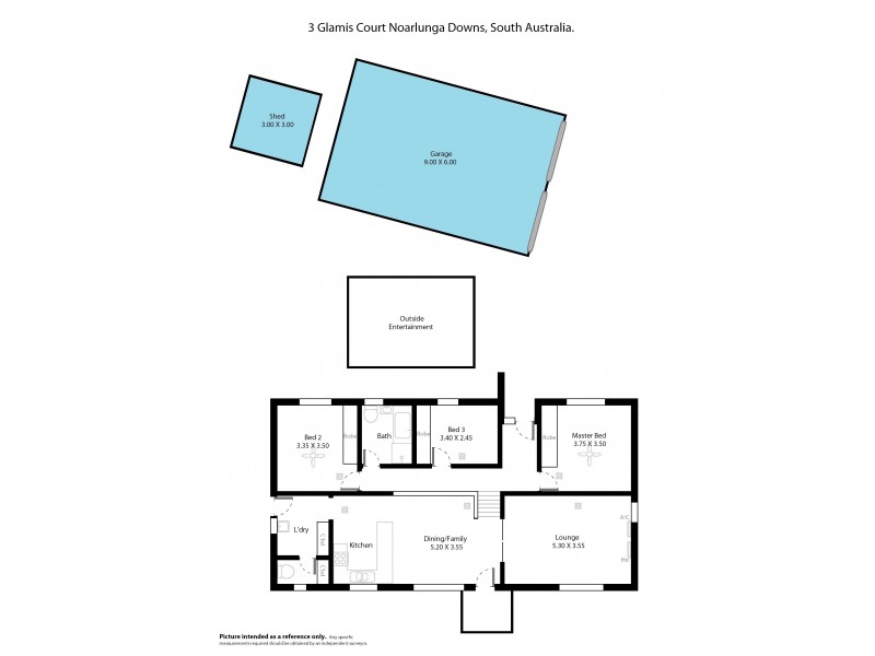 3 Glamis Court, Noarlunga Downs SA 5168 Floorplan