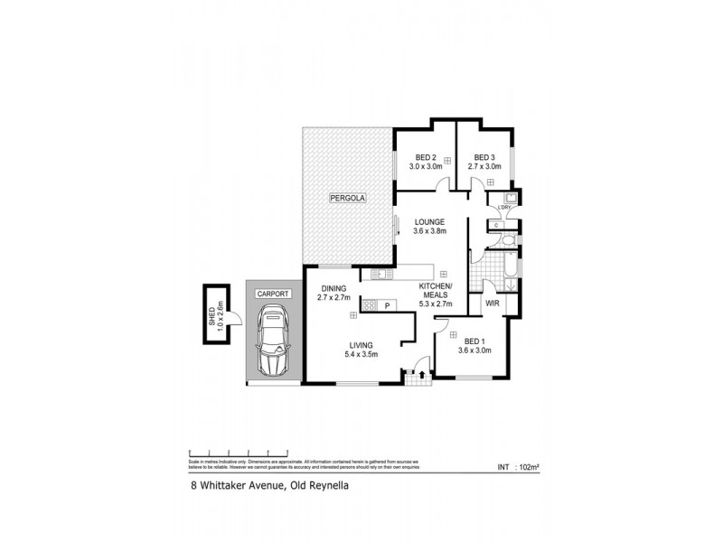 8 Whittaker Avenue, Old Reynella SA 5161 Floorplan