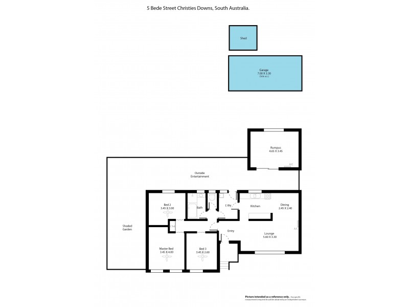 5 Bede Street, Christie Downs SA 5164 Floorplan