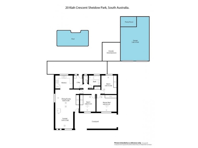 20 Kiah  Crescent, Sheidow Park SA 5158 Floorplan