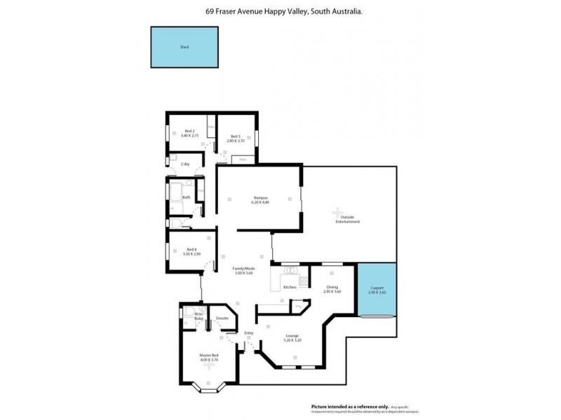69 Fraser Avenue, Happy Valley SA 5159 Floorplan