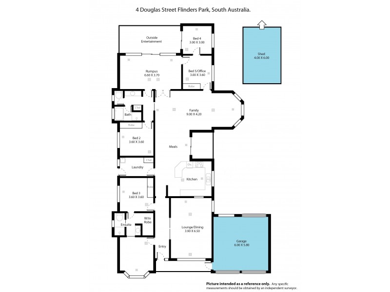 4 Douglas Street, Flinders Park SA 5025 Floorplan