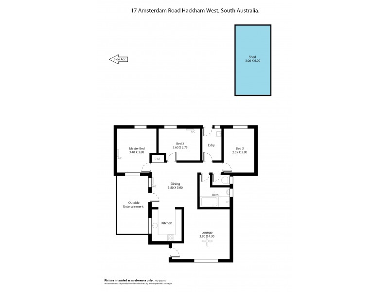 17 Amsterdam Road, Hackham West SA 5163 Floorplan