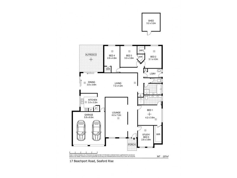 17 Beachport Road, Seaford Rise SA 5169 Floorplan