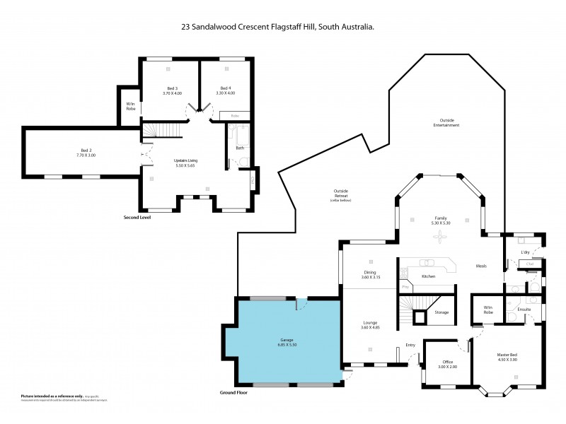 23 Sandalwood Crescent, Flagstaff Hill SA 5159 Floorplan