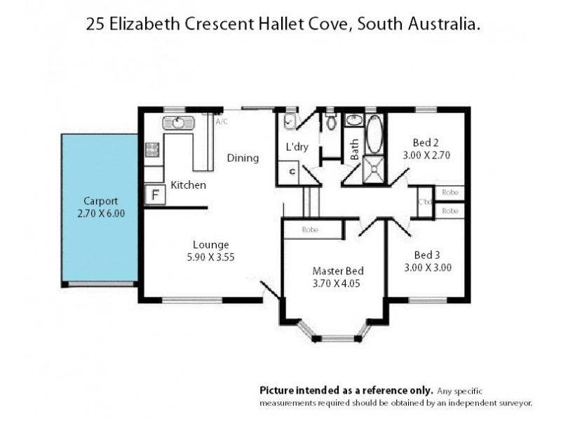 25 Elizabeth Crescent, Hallett Cove SA 5158 Floorplan