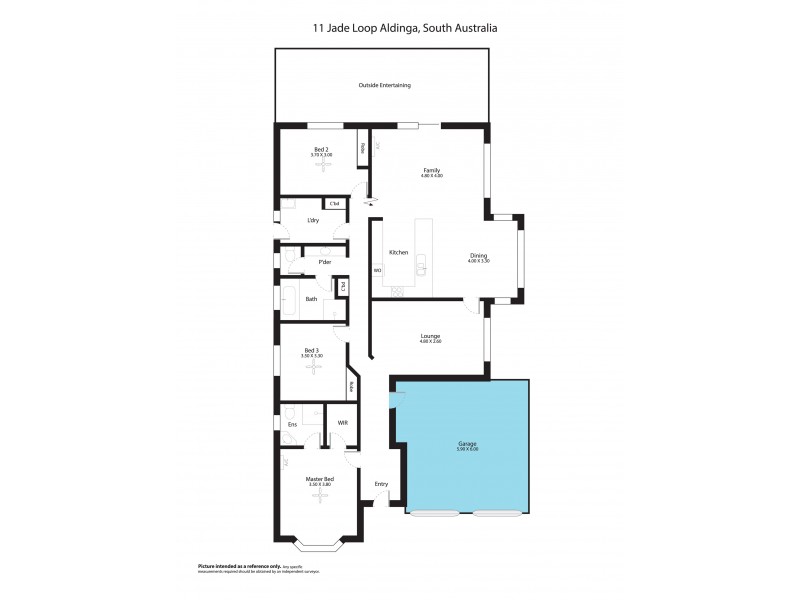 11 Jade Loop, Aldinga Beach SA 5173 Floorplan