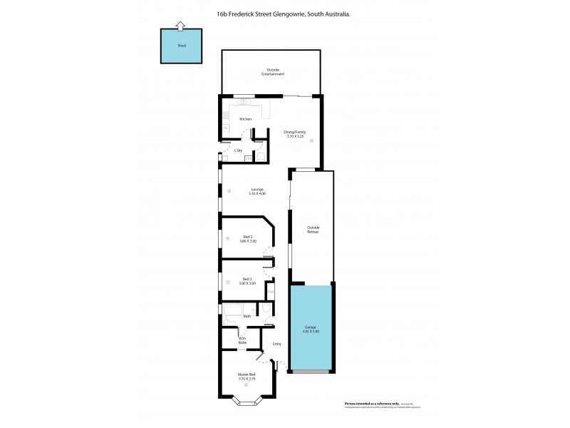 16B Frederick Street, Glengowrie SA 5044 Floorplan