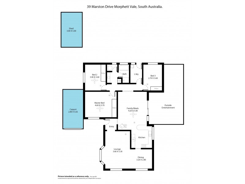 39 Marston Drive, Morphett Vale SA 5162 Floorplan