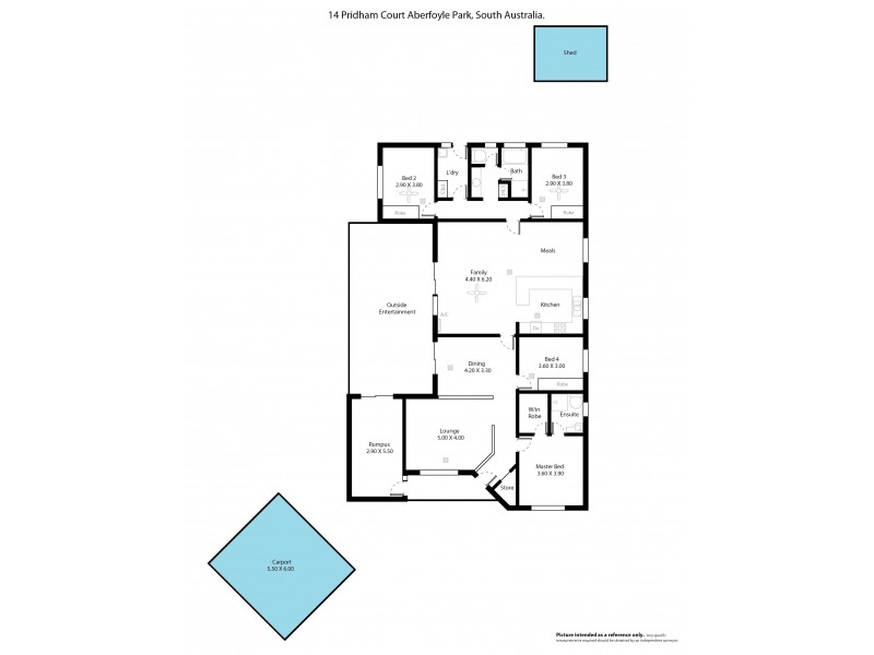 14 Pridham Court, Aberfoyle Park SA 5159 Floorplan