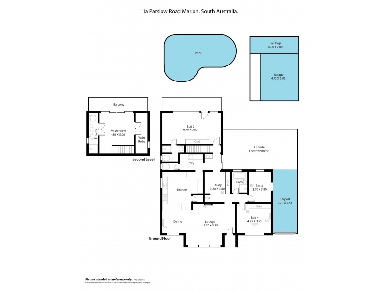 1A Parslow Road, Marion SA 5043 Floorplan