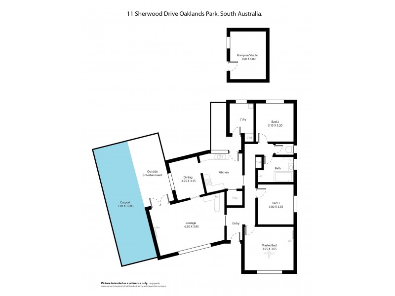 11 Sherwood Drive, Oaklands Park SA 5046 Floorplan