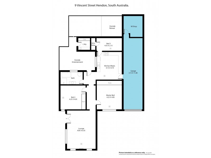 9 Vincent Street, Hendon SA 5014 Floorplan