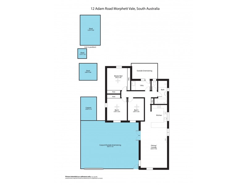 12 Adam Road, Morphett Vale SA 5162 Floorplan
