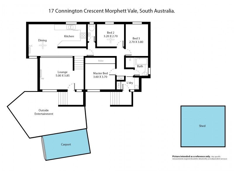 17 Conington Crescent, Morphett Vale SA 5162 Floorplan
