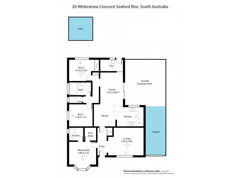 20 Whitestone Crescent, Seaford Rise SA 5169 Floorplan