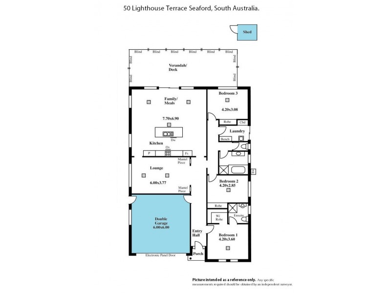 50 Lighthouse Tce, Seaford Meadows SA 5169 Floorplan