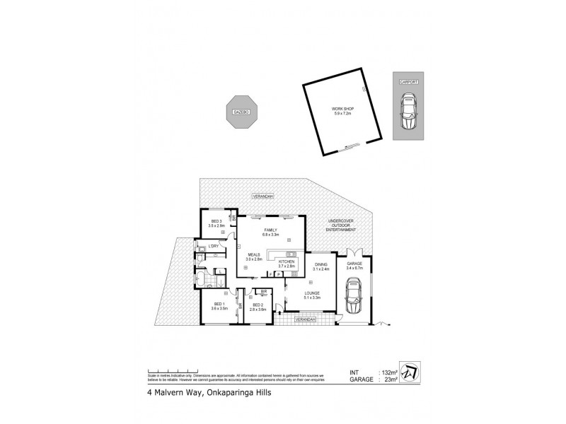 4 Malvern Way, Onkaparinga Hills SA 5163 Floorplan