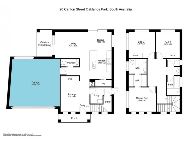 20 Carlton Street, Oaklands Park SA 5046 Floorplan