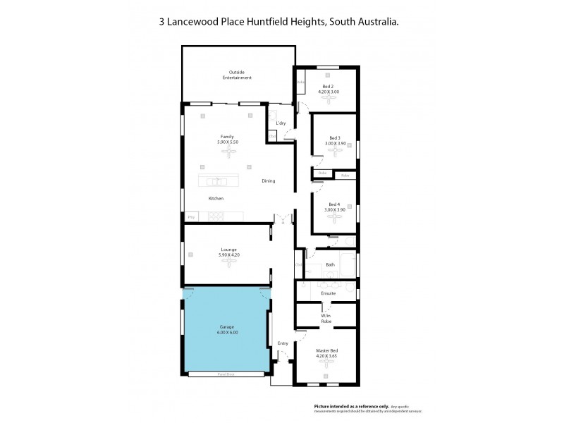 3 Lancewood Place, Huntfield Heights SA 5163 Floorplan