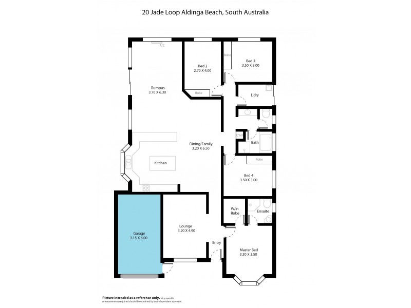20 Jade loop, Aldinga Beach SA 5173 Floorplan