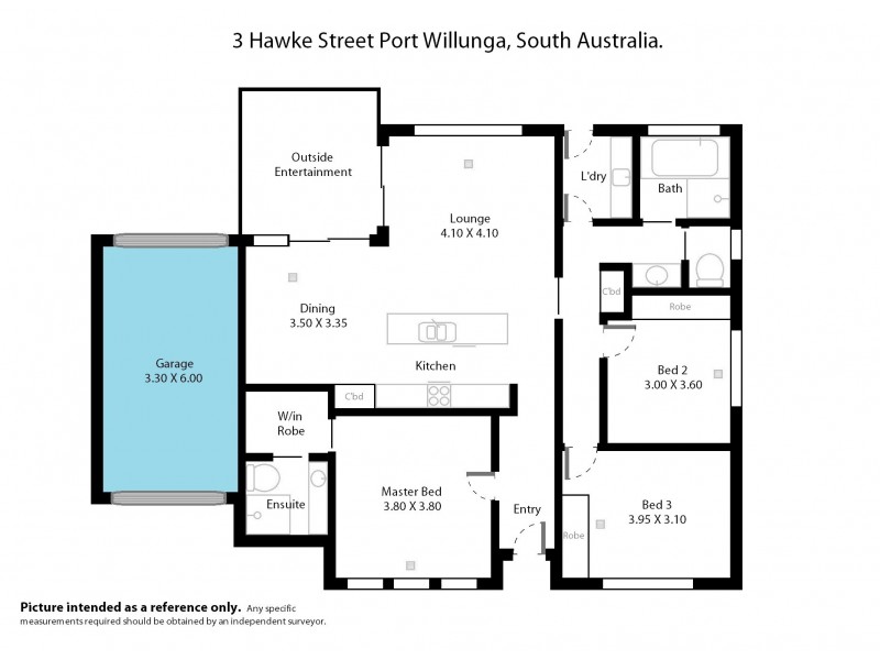 3 Hawk Street, Port Willunga SA 5173 Floorplan