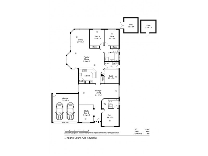 1 Keane Court, Old Reynella SA 5161 Floorplan