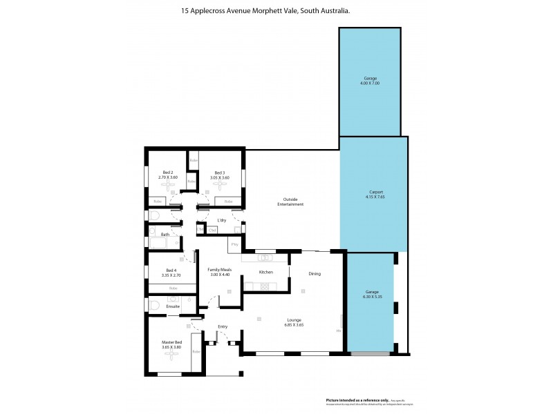 15 Applecross Avenue, Morphett Vale SA 5162 Floorplan