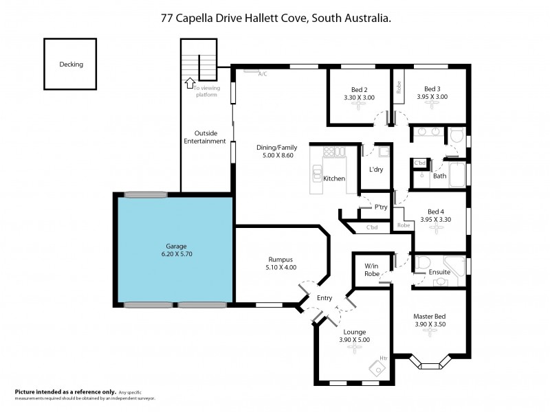 77 Capella Drive, Hallett Cove SA 5158 Floorplan