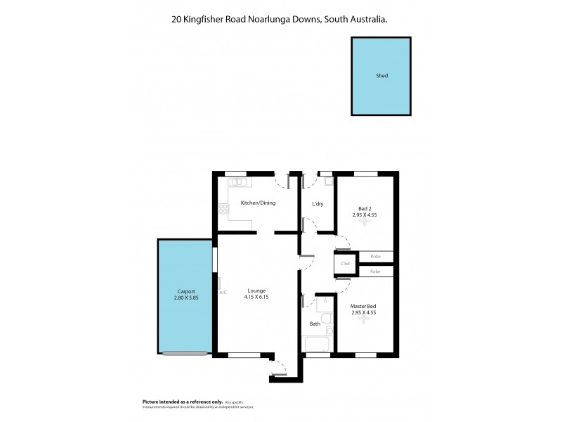 20 Kingfisher Road, Noarlunga Downs SA 5168 Floorplan
