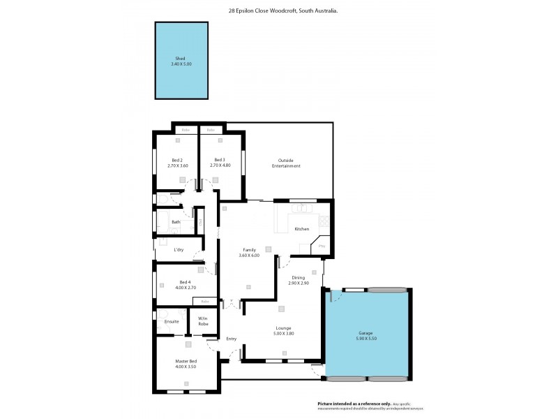 28 Epsilon Close, Woodcroft SA 5162 Floorplan