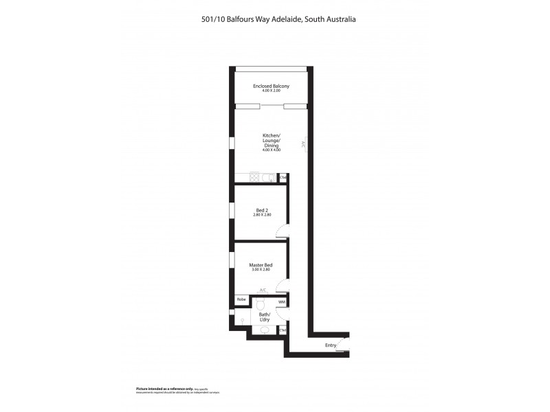 501-10 Balfours Way, Adelaide SA 5000 Floorplan