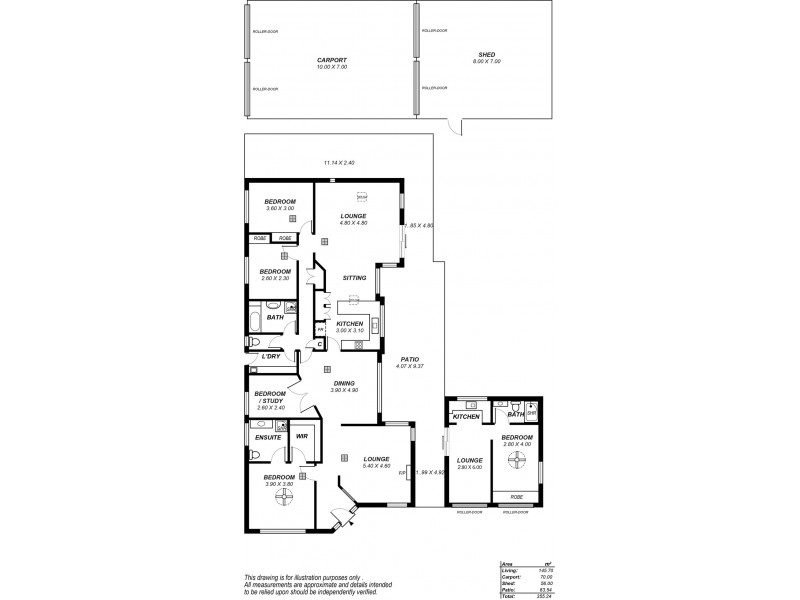 1 Shire Court, Woodcroft SA 5162 Floorplan