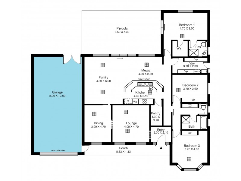 43 Dalkeith Road, Seaford Rise SA 5169 Floorplan