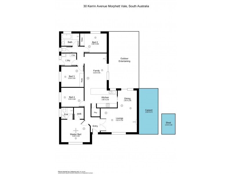 30 Kerrin Avenue, Morphett Vale SA 5162 Floorplan