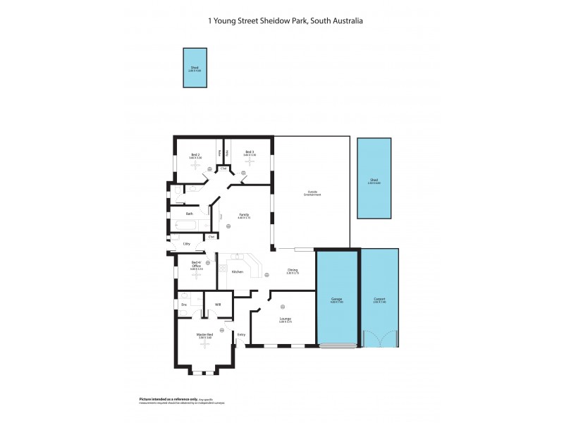 1 Young Street, Sheidow Park SA 5158 Floorplan