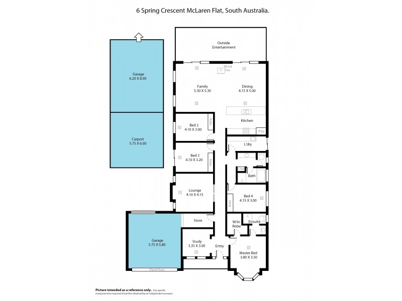 6 Spring Crescent, Mclaren Flat SA 5171 Floorplan