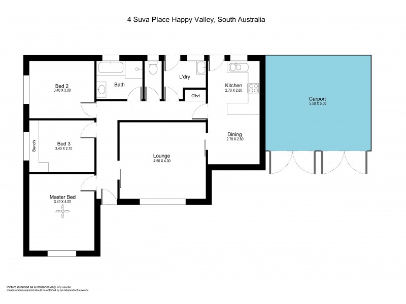 4 Suva Place, Happy Valley SA 5159 Floorplan