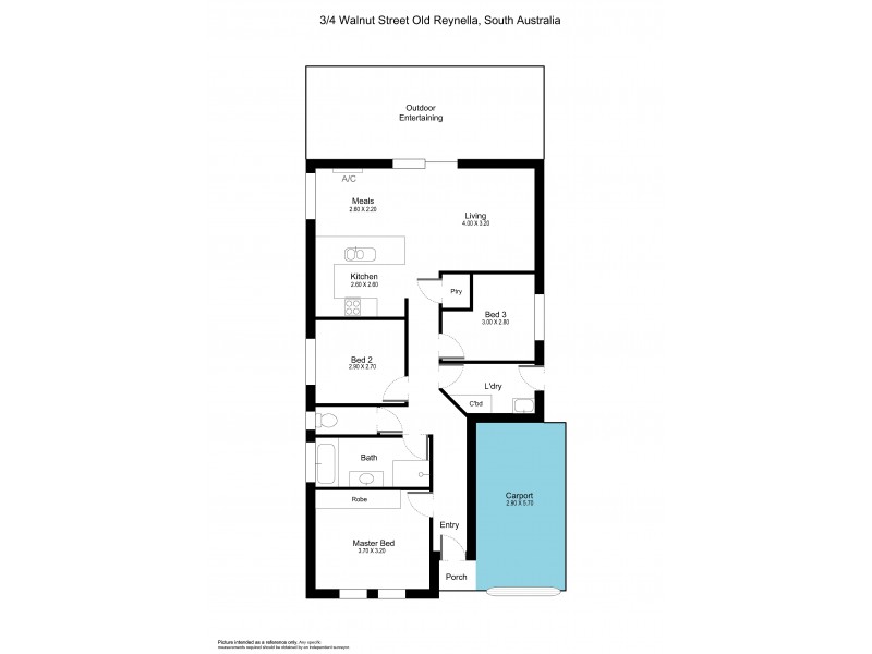 3/4 Walnut Street, Old Reynella SA 5161 Floorplan